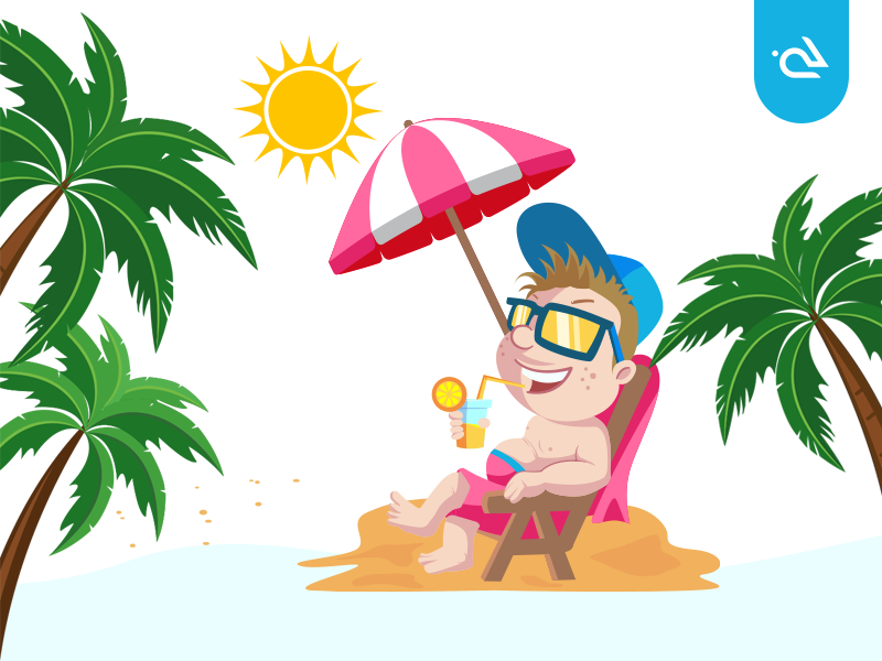 Beat The Heat Summer Kids Illustration by Rabbixel on Dribbble