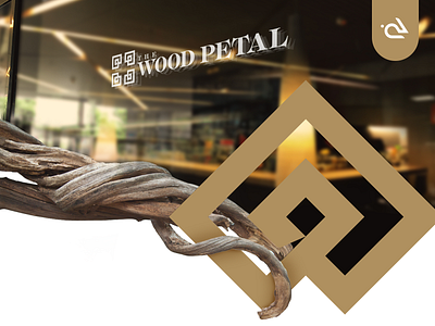 The Wood Petal Restaurant Branding brand brand design brand identity branding branding and identity cafe food graphics himachal indian logo logo design mcleodganj menu menu design modern rabbixel restaurant vector wood