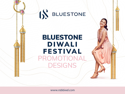 Bluestone Diwali Festival Promotional Design branding agency elegant design graphic designer modern design rabbixel