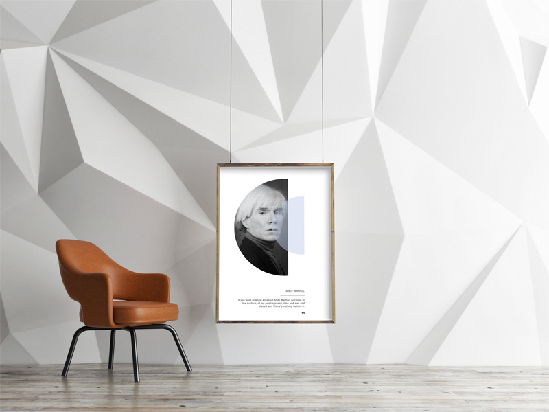 Andy Warhol Poster minimalism design graphic warhol andy interior poster