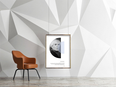 Andy Warhol Poster andy design graphic interior minimalism poster warhol