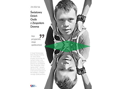 World Down Syndrome Day design graphic poster