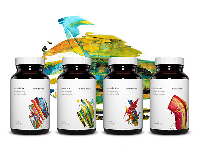 Sawubona- supplement packaging art design graphic packaging