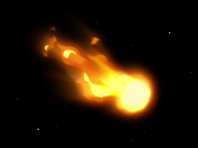Meteor comet falling star meteor meteor gif meteor vfx vfx