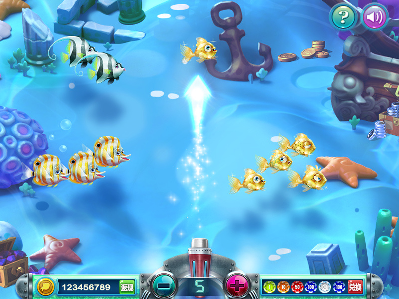 Fish Game UI by Loupgarou on Dribbble