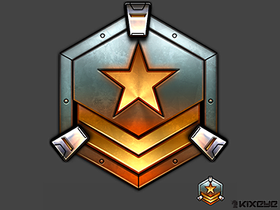 Tier 3 rank icon for War Commander