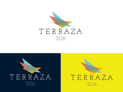 Terraza206 brand brand identity logo logo design visual design