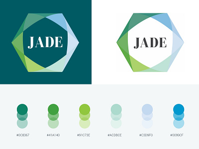 Jade Apartments brand brand identity logo logo design property marketing real estate visual design