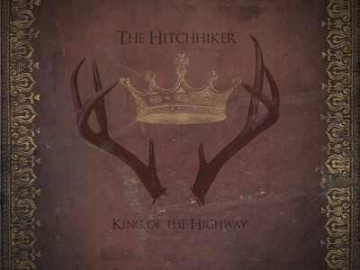 The Hitchhiker King of the Highway Album Cover album cover antlers hitchhiker king music