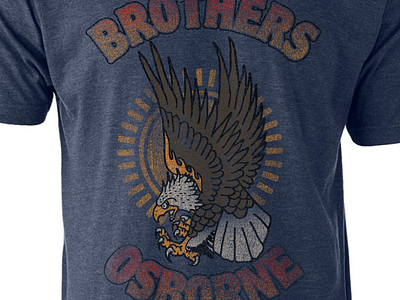 Brothers Osborne Eagle Sun Tattoo Tee