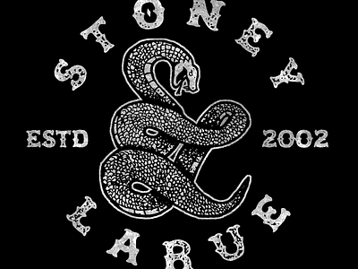 Stoney Larue Snake SL handdrawn sl monogram snake stoney larue