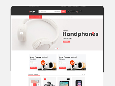 Electronics Store adobe xd design electronics store store ui ui ux ux ux ui web deisgn web design