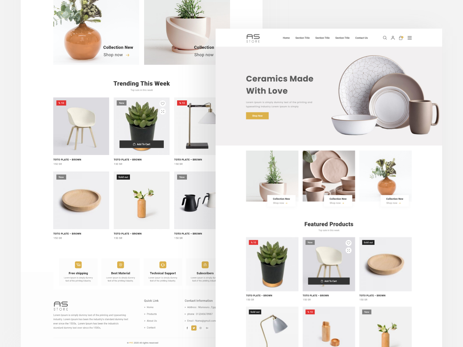 AS Store - Furniture eCommerce by Ahmed Sokar on Dribbble