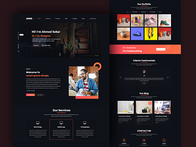 Jood - Creative Personal Portfolio Template