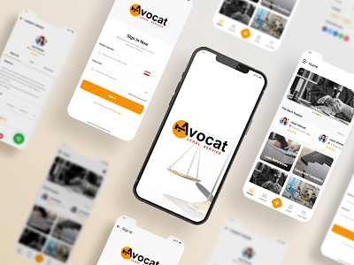 Avocat App app design ios law laws references lawyer legal questions sokar ui ux