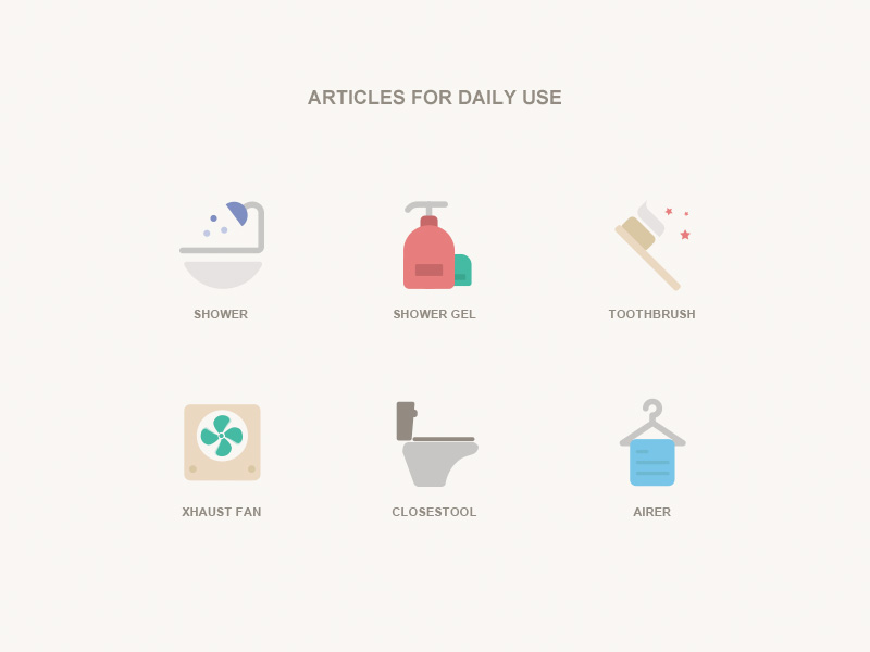 Articles For Daily Use by Key on Dribbble