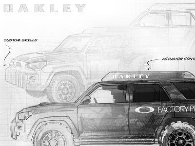 Oakley Toyota 4Runner Concept 4runner concept oakley rendering toyota vehicle