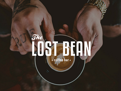 Designing The Lost Bean homepage brand identity logo logo design web design