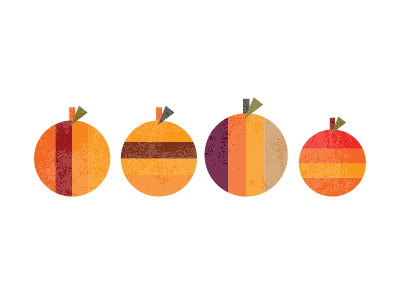 Punkins fall flat graphic icons pumpkin vector wip