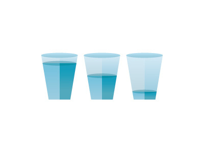 Agua glasses graphic illustration illustrator vector water