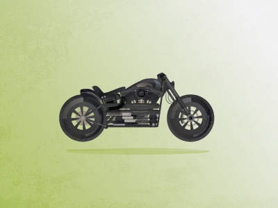 Motorcycle R2 bike graphic illustration illustrator motorcycle