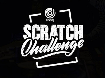 Logo for International DJ Scratch Challange typography