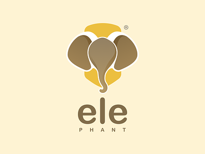 Manual studio- ele brand design elephant logo sketch vi visign