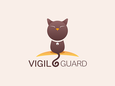 Vigil_Guard-Brand LOGO cat design logo sketch vi vigil