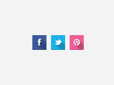 Flat Social Icons (Freebie Coming Soon) dribbble facebook flat free freebies icons social icons twitter