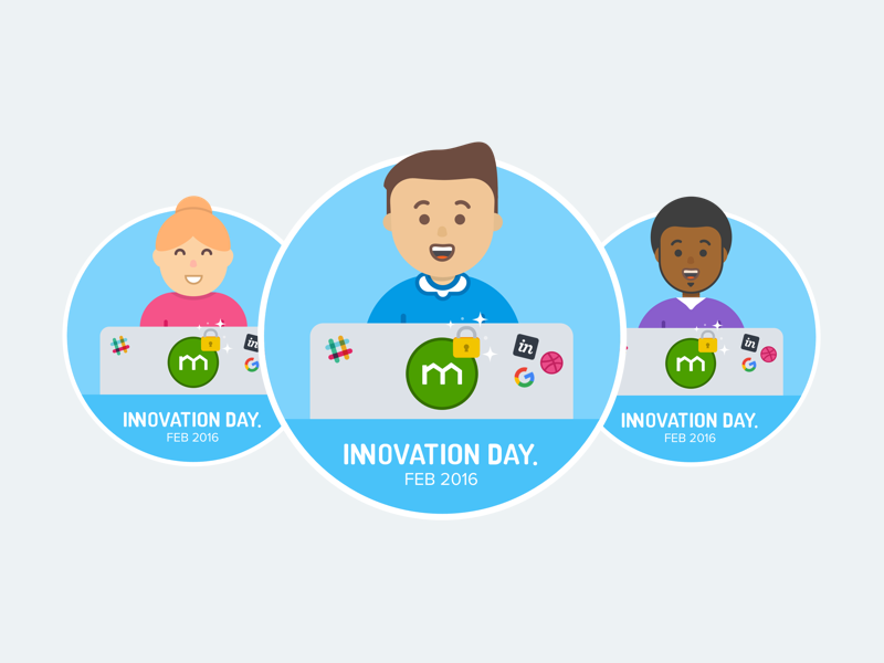 Innovation Day 2016 (Hack-a-thon) @ Domain people character visual design product design hackathon innovation illustration