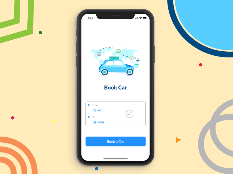 Car Booking App by Ranjeet Chundavadara on Dribbble