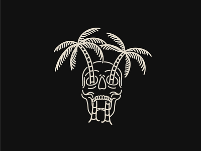 Skull Palm by Dave Hill on Dribbble