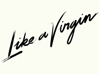 Like a Virgin animation artmeetsart graphicdesign likeavirgin motion parfums typographie