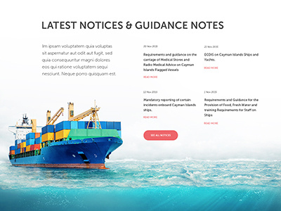 Commercial Ship aqua blue commercial illustrate sea section ship waves webdesign website yellow