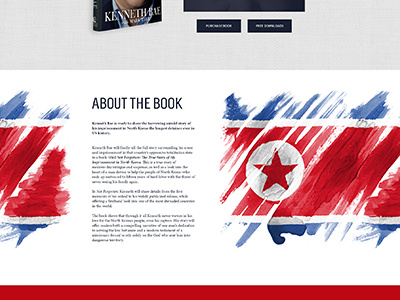 About The Book blue book clean design flag korea red section simple star webdesign website