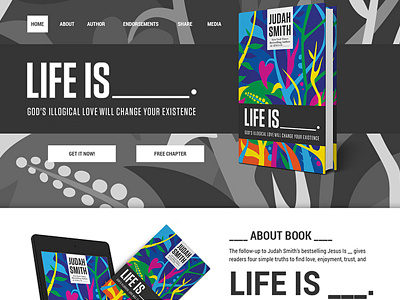 website book black book buttons bw color cover hero life section slider texture white