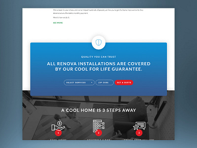 Air Condition Website CTA blue clean colors cta design icon logo minimalist simple typography ui ux vector