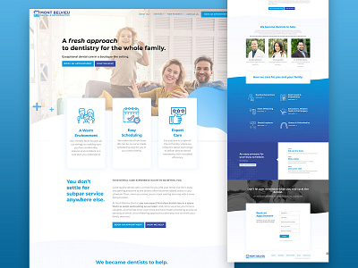 Dental and orthodontics UX/Ui Web Design