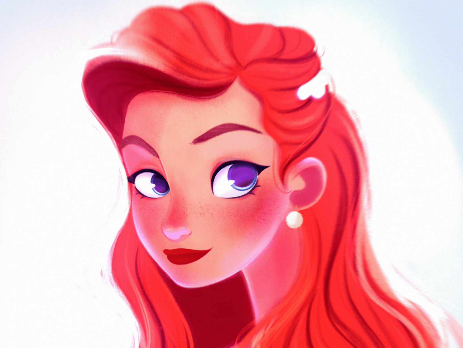 Princess Ariel Coloring Page » Turkau