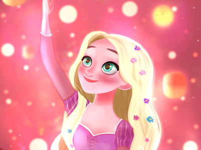 Tangled – Disney Princesses Fanart Drawings