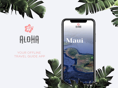 Hawaii Travel Guide App hawaii guide app interaction design mobile app design travel app ui design uiux ux design