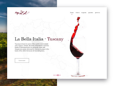 Merlot clean design e commerce information portal red styleish type website wine