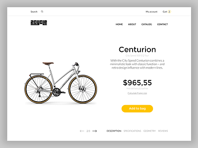 Products Page bicycle bike ecommerce ecommerce site page products products page web web design