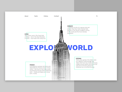 Explore World Header Idea