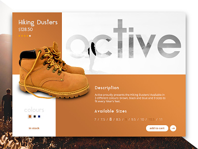Product Page chekcout clean design e commerce flat minimal product shoes ui ux web website