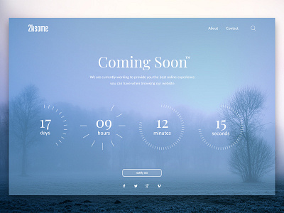 2ksome Coming Soon coming design notify portfolio responsive soon template theme ui ux web website