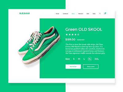 Product Page Vans design page ecommerce product product page ui ui design vans