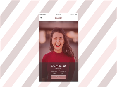 Daily UI Challenge 06 User Profile app design illustration ui ux