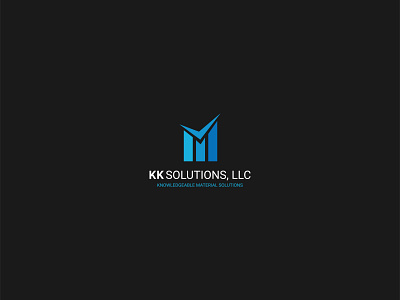 KK SOLUTIONS LLC - LOGO DESIGN branding company brand logo company logo design flat illustration logo logo deisgn logodesign logos solution logo solutions company logo typography vector