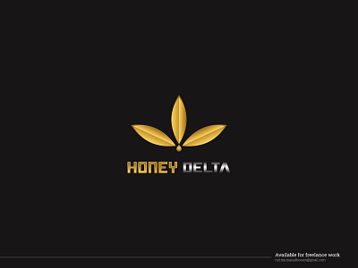 Honey Delta Logo Design company brand logo company logo gold logo gradient logo honey honey bee honeybee honeycomb honeydelta icon logo design logostrength.co mahabub alom mahabub alom masud masud masud hossen vector